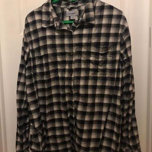 XXL black and white Carhartt flannel